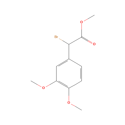 methyl 2-bromo-2-(3,4-dimethoxyphenyl)acetate (CAS: 158692-39-8) - Related Chemical Product