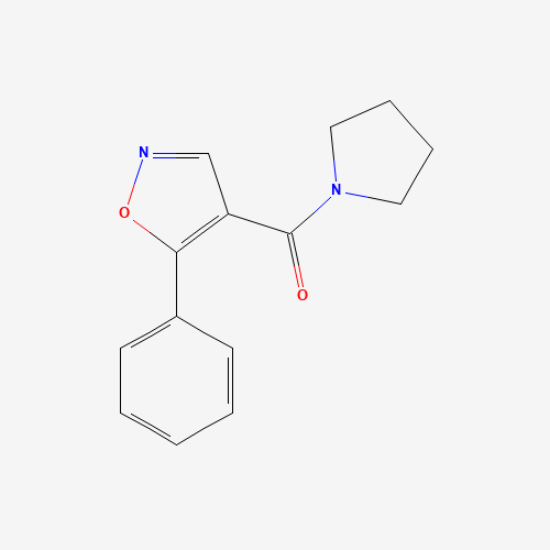(5-phenyl-1,2-oxazol-4-yl)-pyrrolidin-1-ylmethanone (CAS: 1003558-91-5) - Related Chemical Product