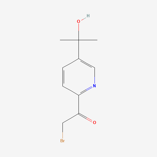 2-bromo-1-[5-(2-hydroxypropan-2-yl)pyridin-2-yl]ethanone (CAS: 1338918-23-2) - Related Chemical Product