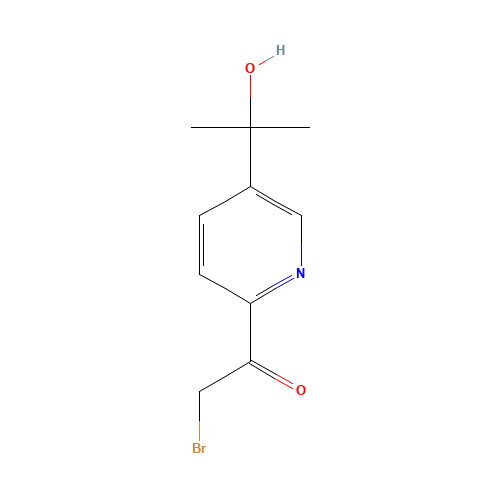 2-bromo-1-[5-(2-hydroxypropan-2-yl)pyridin-2-yl]ethanone (CAS: 1338918-23-2) - Related Chemical Product