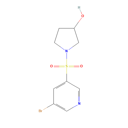 1-(5-bromopyridin-3-yl)sulfonylpyrrolidin-3-ol (CAS: 1244060-00-1) - Related Chemical Product