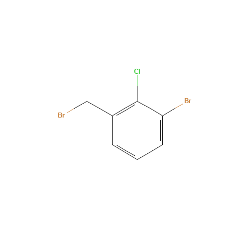 1-bromo-3-(bromomethyl)-2-chlorobenzene (CAS: 1044256-89-4) - Chemical Structure and Molecular Formula 