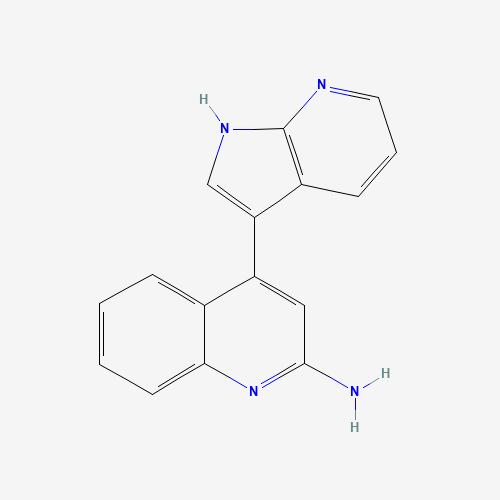 4-(1H-pyrrolo[2,3-b]pyridin-3-yl)quinolin-2-amine (CAS: 1391088-55-3) - Related Chemical Product