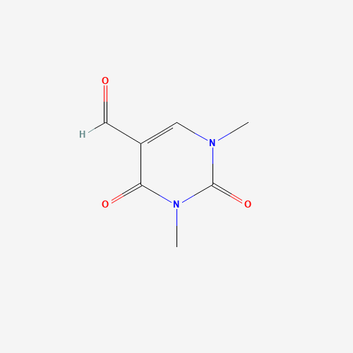 1,3-dimethyl-2,4-dioxopyrimidine-5-carbaldehyde (CAS: 4869-46-9) - Chemical Structure and Molecular Formula 