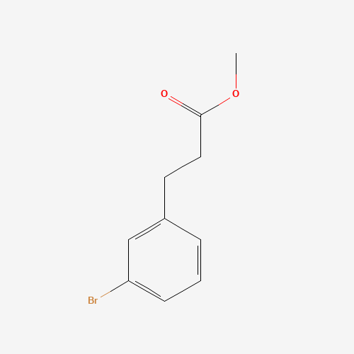methyl 3-(3-bromophenyl)propanoate (CAS: 151583-29-8) - Chemical Structure and Molecular Formula 