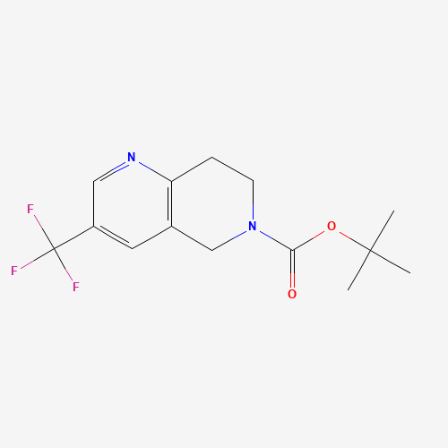 tert-butyl 3-(trifluoromethyl)-7,8-dihydro-5H-1,6-naphthyridine-6-carboxylate (CAS: 624734-26-5) - Related Chemical Product