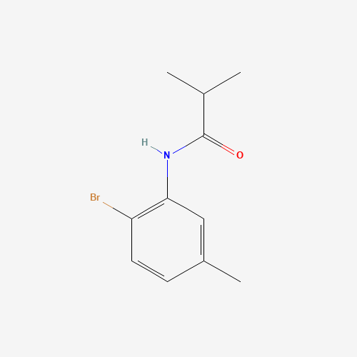 N-(2-bromo-5-methylphenyl)-2-methylpropanamide (CAS: 857274-12-5) - Chemical Structure and Molecular Formula 
