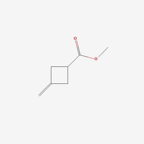 methyl 3-methylidenecyclobutane-1-carboxylate (CAS: 15963-40-3) - Chemical Structure and Molecular Formula 