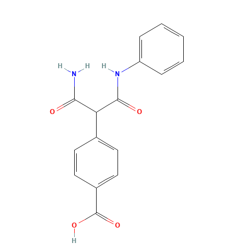 4-(1-amino-3-anilino-1,3-dioxopropan-2-yl)benzoic acid (CAS: 918628-93-0) - Related Chemical Product