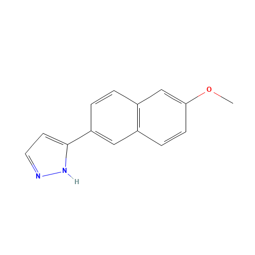 5-(6-methoxynaphthalen-2-yl)-1H-pyrazole (CAS: 258518-56-8) - Related Chemical Product