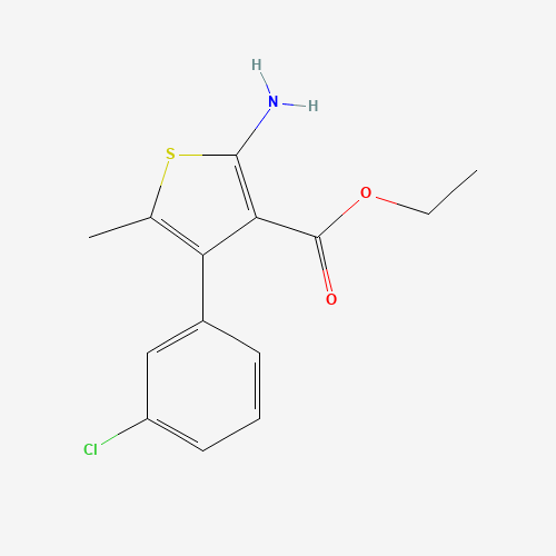 ethyl 2-amino-4-(3-chlorophenyl)-5-methylthiophene-3-carboxylate (CAS: 350989-54-7) - Related Chemical Product