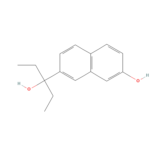 7-(3-hydroxypentan-3-yl)naphthalen-2-ol (CAS: 895521-20-7) - Related Chemical Product