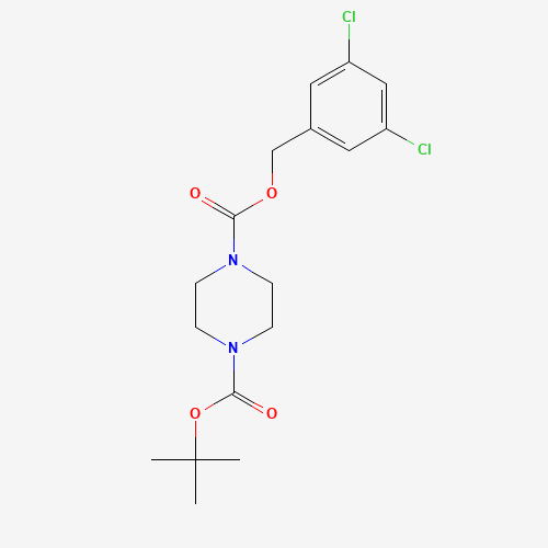 4-O-tert-butyl 1-O-[(3,5-dichlorophenyl)methyl] piperazine-1,4-dicarboxylate (CAS: 1144037-36-4) - Related Chemical Product