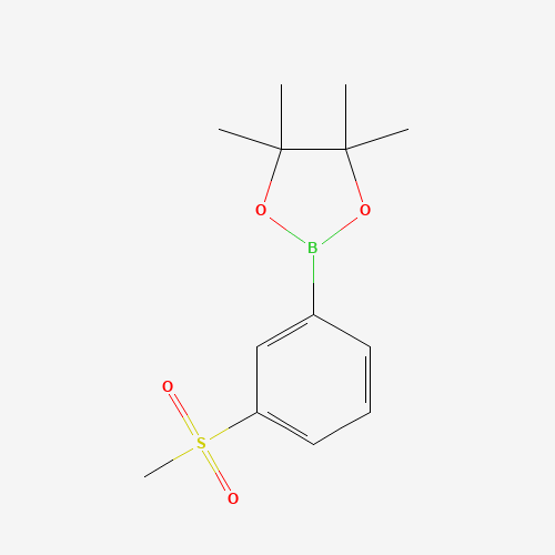 4,4,5,5-tetramethyl-2-(3-methylsulfonylphenyl)-1,3,2-dioxaborolane (CAS: 1001185-88-1) - Related Chemical Product