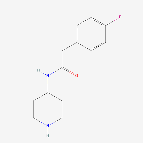 2-(4-fluorophenyl)-N-piperidin-4-ylacetamide (CAS: 198210-55-8) - Related Chemical Product