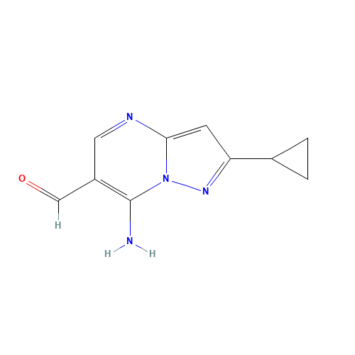 7-amino-2-cyclopropylpyrazolo[1,5-a]pyrimidine-6-carbaldehyde (CAS: 1245768-59-5) - Related Chemical Product
