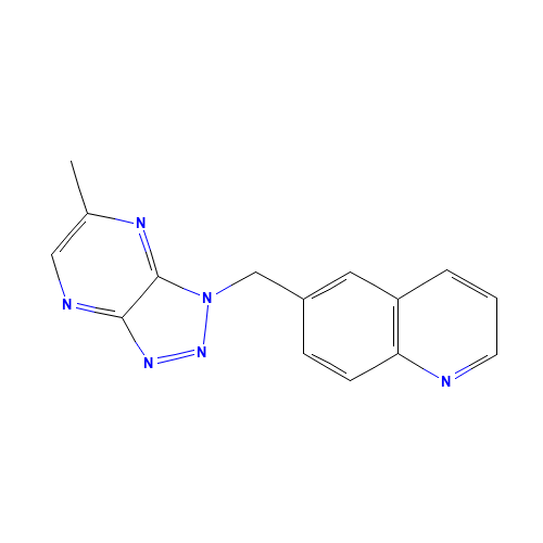 6-[(5-methyltriazolo[4,5-b]pyrazin-3-yl)methyl]quinoline (CAS: 956905-12-7) - Related Chemical Product