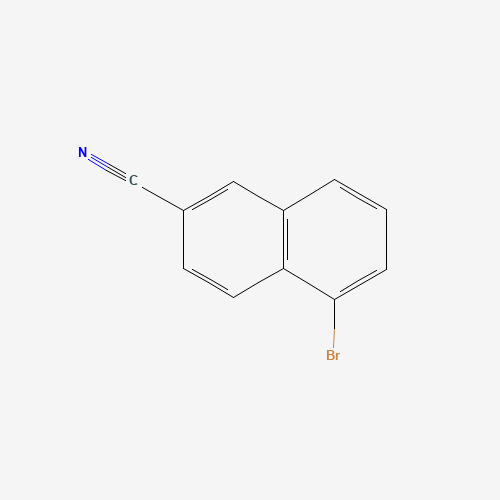 5-bromonaphthalene-2-carbonitrile (CAS: 556107-64-3) - Chemical Structure and Molecular Formula 