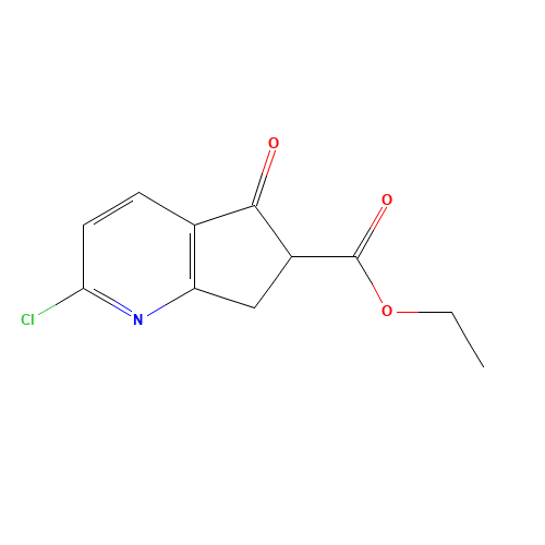 ethyl 2-chloro-5-oxo-6,7-dihydrocyclopenta[b]pyridine-6-carboxylate (CAS: 41598-57-6) - Related Chemical Product