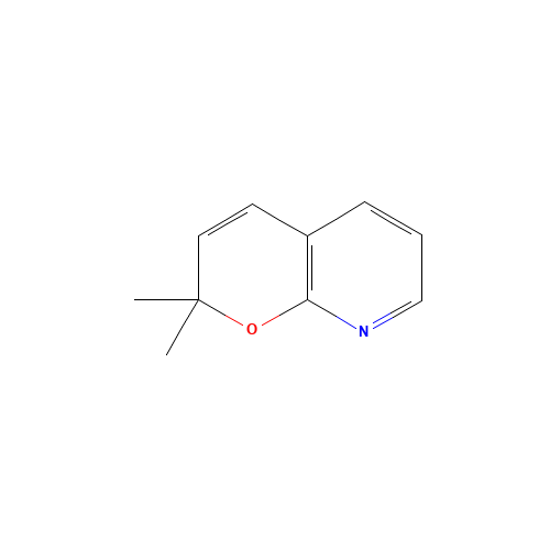 2,2-dimethylpyrano[2,3-b]pyridine (CAS: 118066-97-0) - Chemical Structure and Molecular Formula 