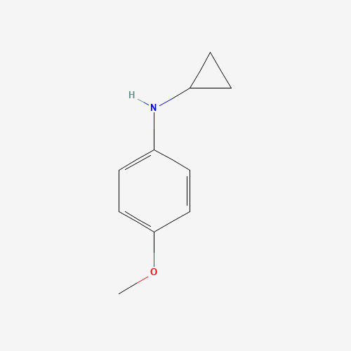 N-cyclopropyl-4-methoxyaniline (CAS: 263244-95-7) - Chemical Structure and Molecular Formula 