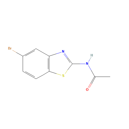 N-(5-bromo-1,3-benzothiazol-2-yl)acetamide (CAS: 701921-17-7) - Chemical Structure and Molecular Formula 