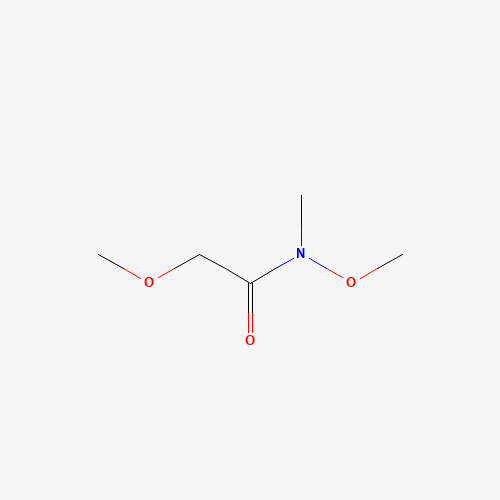 N,2-dimethoxy-N-methylacetamide (CAS: 132289-57-7) - Chemical Structure and Molecular Formula 