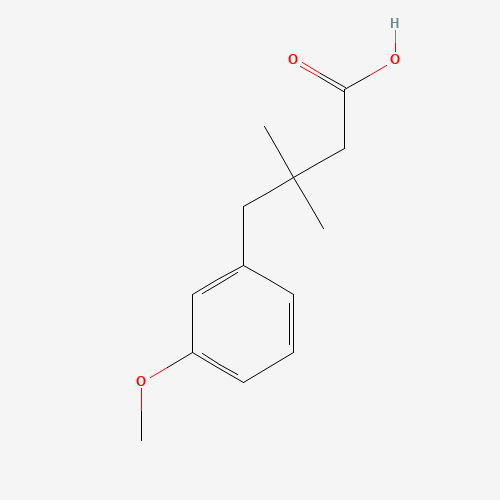 4-(3-methoxyphenyl)-3,3-dimethylbutanoic acid (CAS: 25380-95-4) - Related Chemical Product