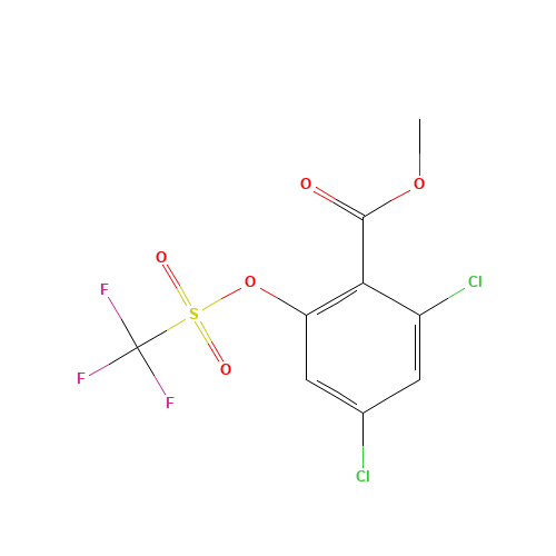 methyl 2,4-dichloro-6-(trifluoromethylsulfonyloxy)benzoate (CAS: 669066-96-0) - Related Chemical Product