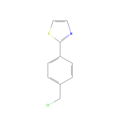 2-[4-(chloromethyl)phenyl]-1,3-thiazole (CAS: 906352-61-2) - Related Chemical Product