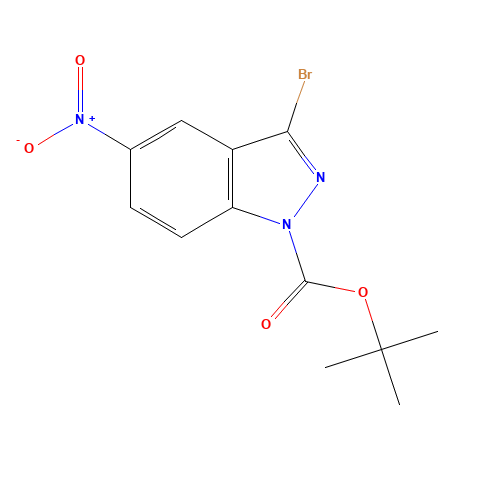 tert-butyl 3-bromo-5-nitroindazole-1-carboxylate (CAS: 473416-22-7) - Related Chemical Product