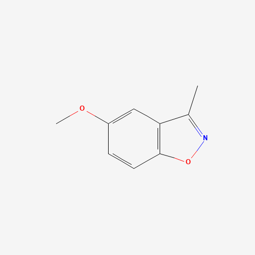 5-methoxy-3-methyl-1,2-benzoxazole (CAS: 145508-90-3) - Chemical Structure and Molecular Formula 