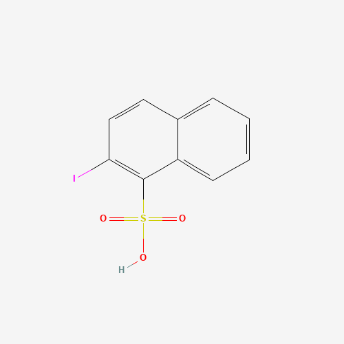 2-iodonaphthalene-1-sulfonic acid (CAS: 157103-41-8) - Chemical Structure and Molecular Formula 