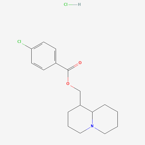 2,3,4,6,7,8,9,9a-octahydro-1H-quinolizin-1-ylmethyl 4-chlorobenzoate;hydrochloride (CAS: 362495-17-8) - Related Chemical Product