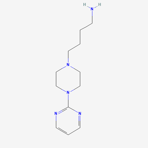 4-(4-pyrimidin-2-ylpiperazin-1-yl)butan-1-amine (CAS: 33386-20-8) - Chemical Structure and Molecular Formula 