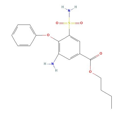 butyl 3-amino-4-phenoxy-5-sulfamoylbenzoate (CAS: 61658-51-3) - Related Chemical Product