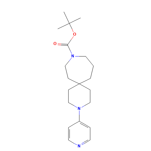 tert-butyl 3-pyridin-4-yl-3,9-diazaspiro[5.6]dodecane-9-carboxylate (CAS: 1246508-25-7) - Related Chemical Product