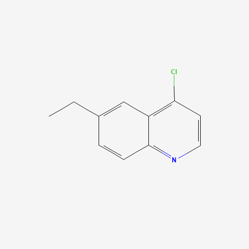 4-chloro-6-ethylquinoline (CAS: 188758-77-2) - Chemical Structure and Molecular Formula 