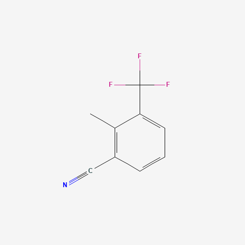 2-methyl-3-(trifluoromethyl)benzonitrile (CAS: 261952-02-7) - Chemical Structure and Molecular Formula 