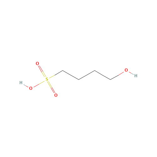 4-hydroxybutane-1-sulfonic acid (CAS: 26978-64-3) - Chemical Structure and Molecular Formula 