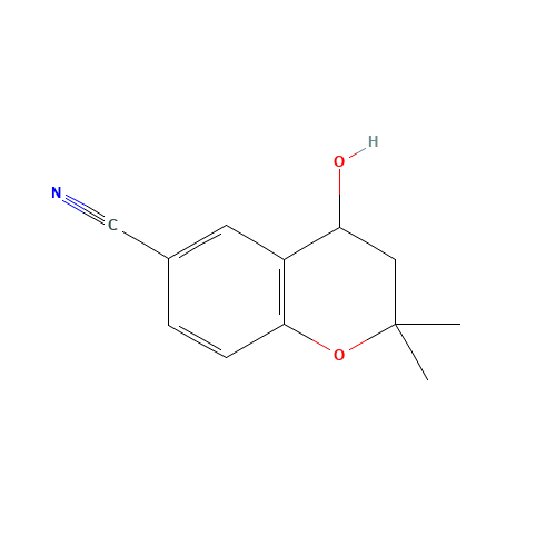 4-hydroxy-2,2-dimethyl-3,4-dihydrochromene-6-carbonitrile (CAS: 121021-89-4) - Related Chemical Product