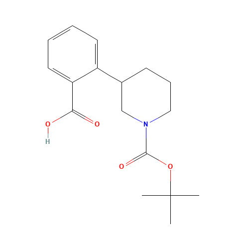 2-[1-[(2-methylpropan-2-yl)oxycarbonyl]piperidin-3-yl]benzoic acid (CAS: 908334-22-5) - Related Chemical Product