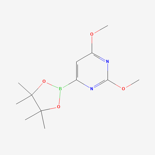 2,4-dimethoxy-6-(4,4,5,5-tetramethyl-1,3,2-dioxaborolan-2-yl)pyrimidine (CAS: 269410-14-2) - Related Chemical Product
