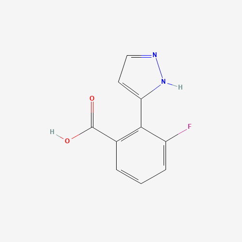3-fluoro-2-(1H-pyrazol-5-yl)benzoic acid (CAS: 1293285-68-3) - Related Chemical Product