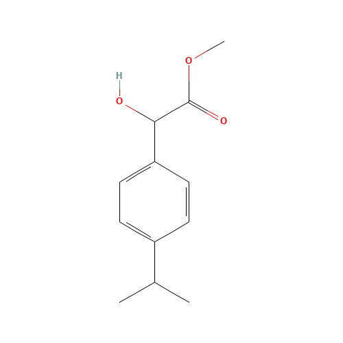 methyl 2-hydroxy-2-(4-propan-2-ylphenyl)acetate (CAS: 105401-52-3) - Related Chemical Product