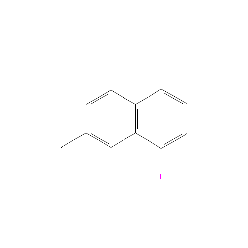 1-iodo-7-methylnaphthalene (CAS: 70109-76-1) - Chemical Structure and Molecular Formula 