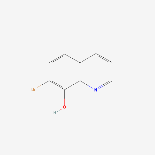 7-bromoquinolin-8-ol (CAS: 13019-32-4) - Chemical Structure and Molecular Formula 