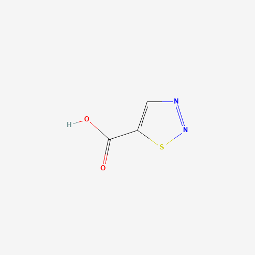 thiadiazole-5-carboxylic acid (CAS: 4833-09-4) - Chemical Structure and Molecular Formula 