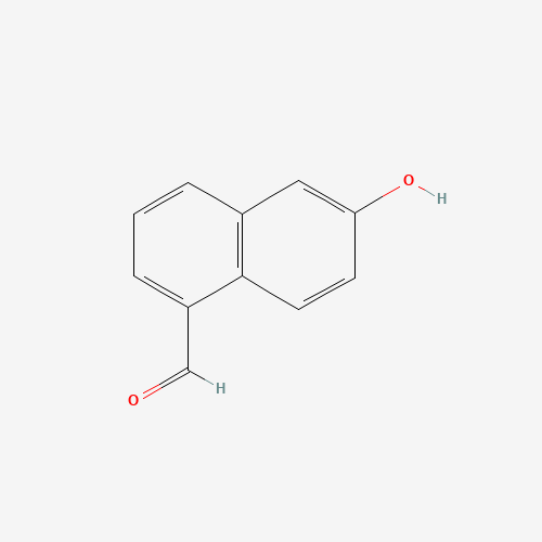6-hydroxynaphthalene-1-carbaldehyde (CAS: 571206-45-6) - Chemical Structure and Molecular Formula 