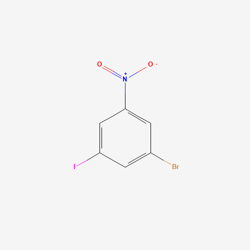 1-bromo-3-iodo-5-nitrobenzene (CAS: 861601-15-2) - Chemical Structure and Molecular Formula 